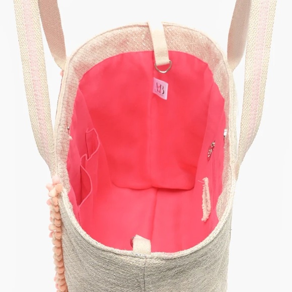 American & Beyond |  Beaded “Rosé All Day” Tote Bag - Picture 7 of 10